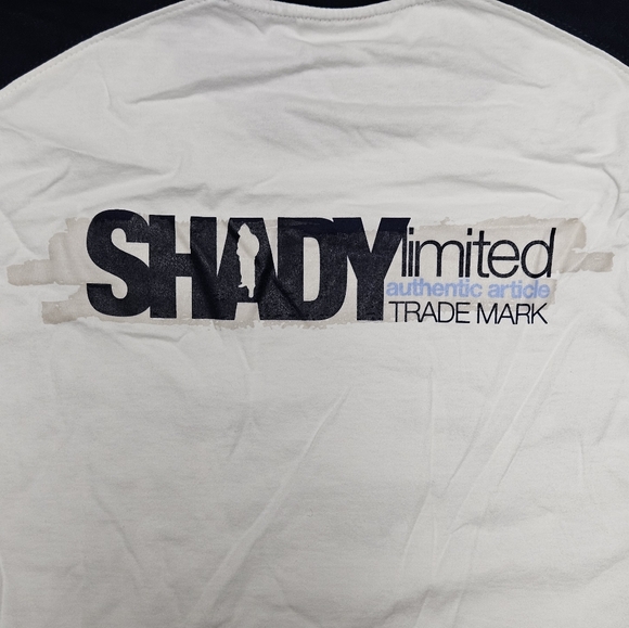 New Y2K Shady Limited Vintage Eminem White T-Shirt Size XXL Hip-hop Rap - Picture 6 of 8